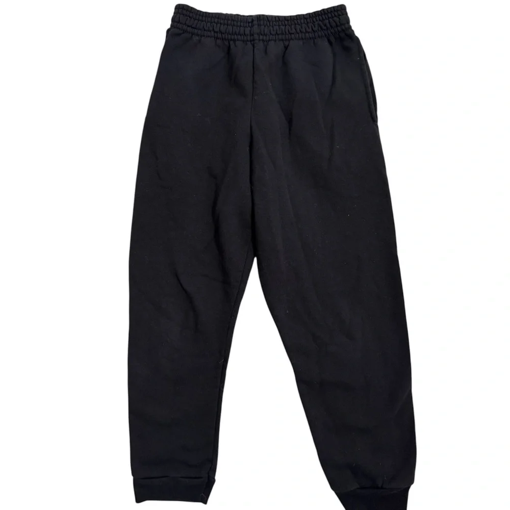 Hanes Black EcoSmart Fleece Sweatpants Youth Small